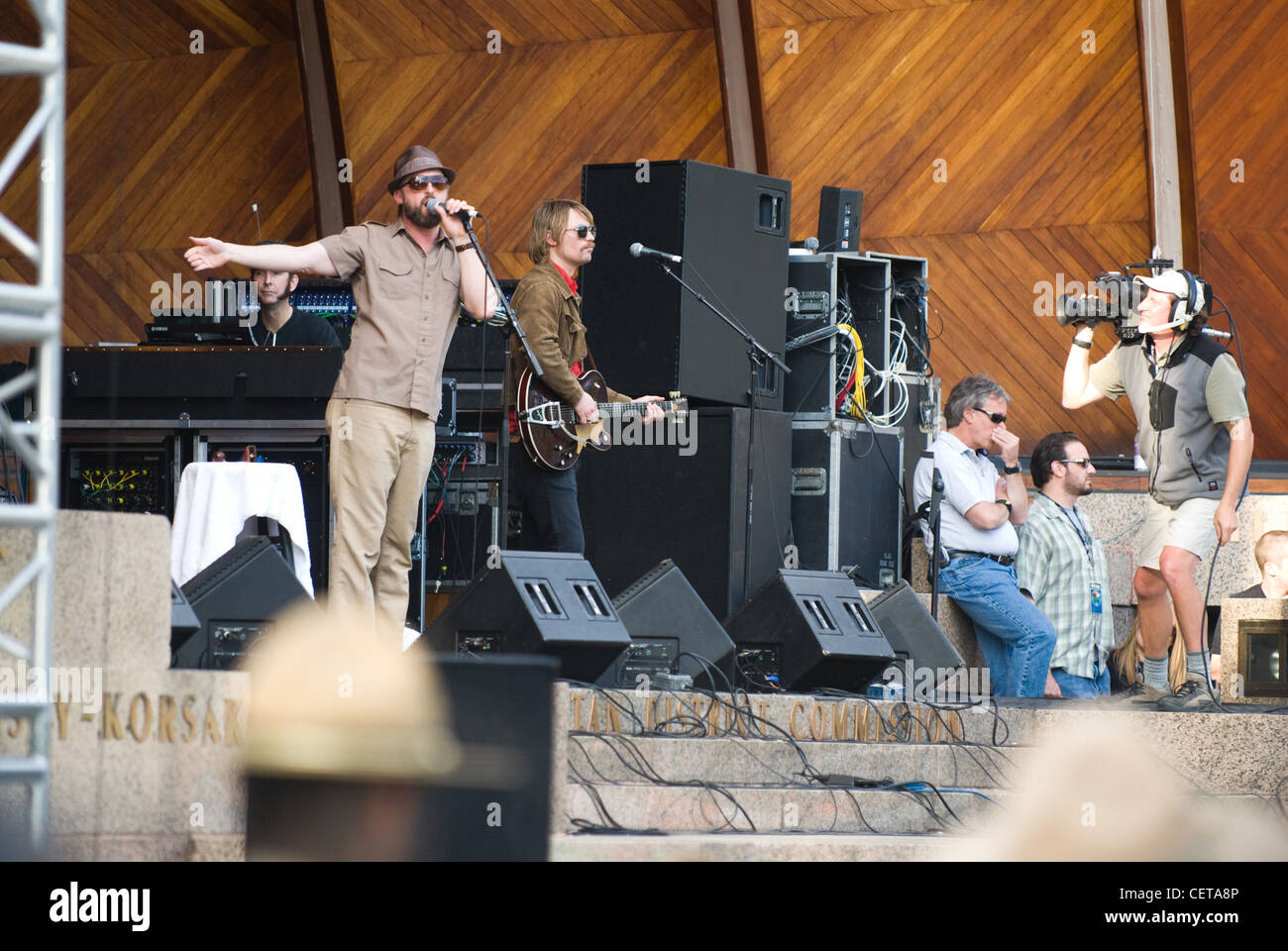 Cake at Earthfest Boston Stock Photo Alamy