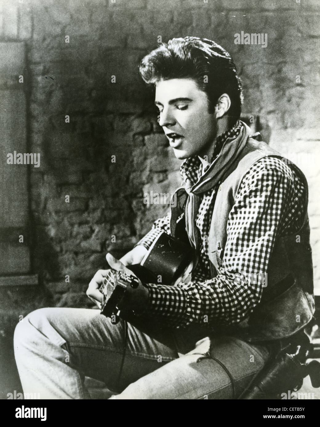 RICKY NELSON US singer and film actor - possibly in the 1959 film Rio Bravo  Stock Photo - Alamy