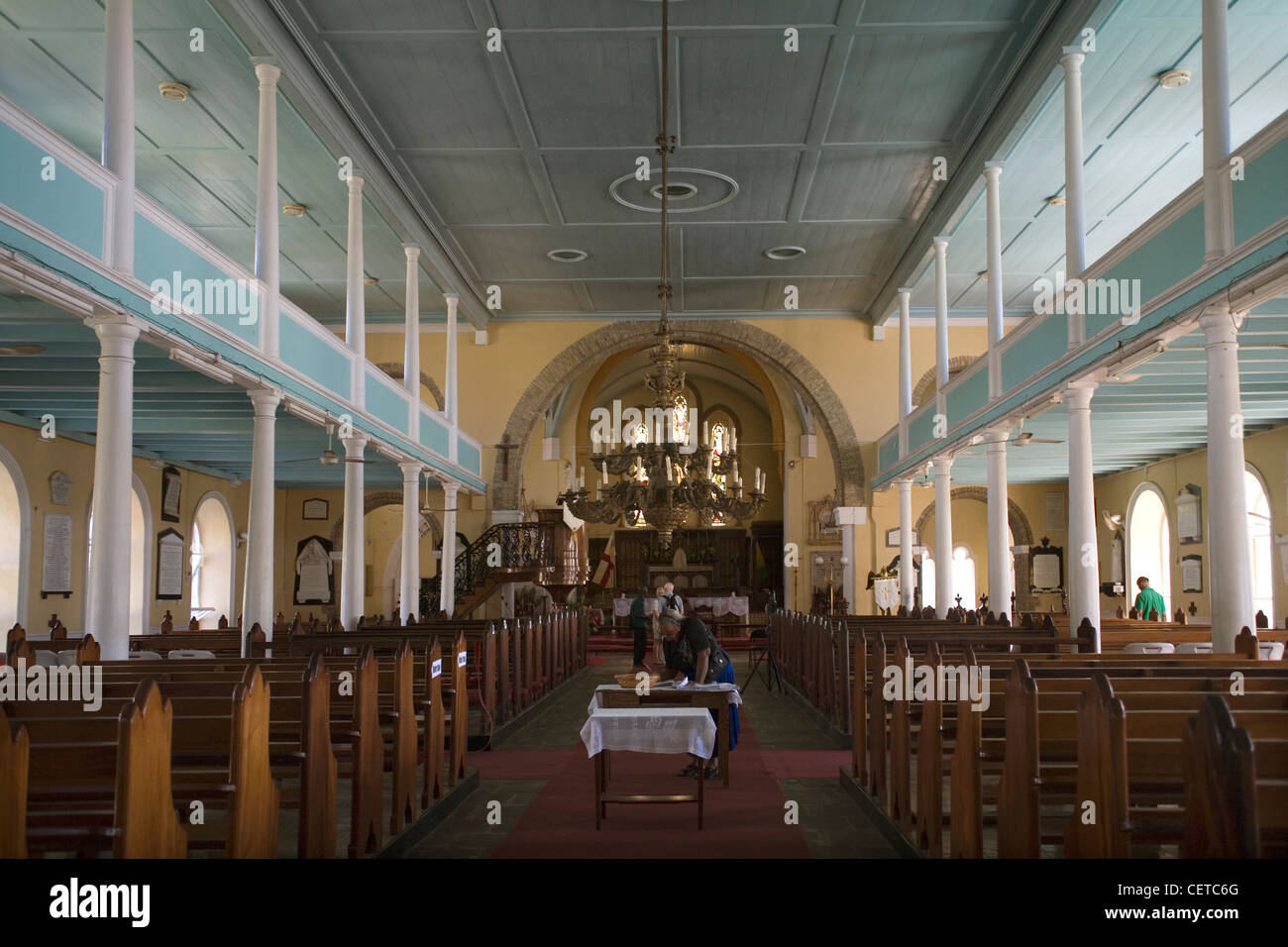 Caribbean St.Vincent, Kingstown, Anglican cathedral Stock
