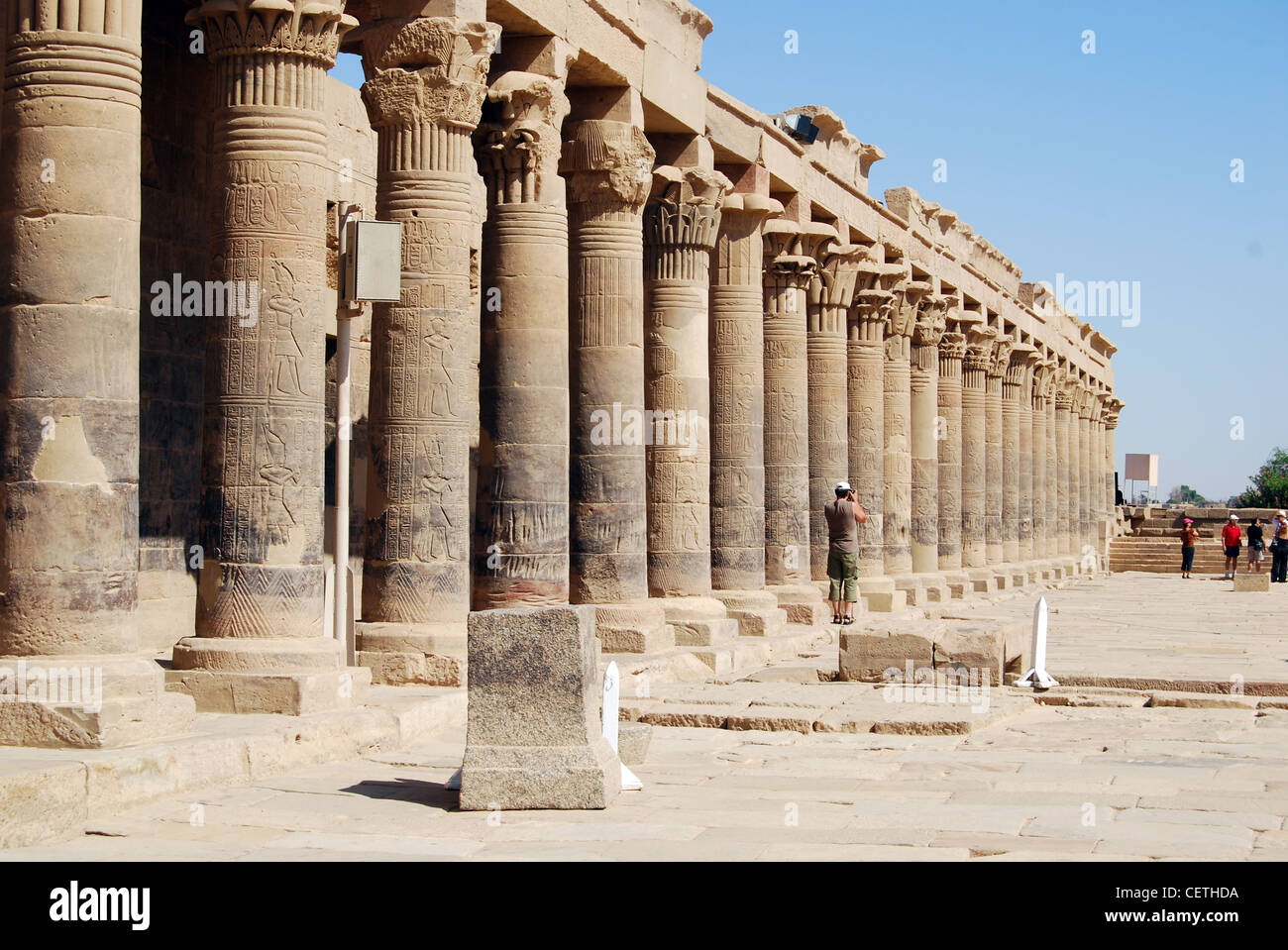 Philae Temple Egypt number 3024 Stock Photo