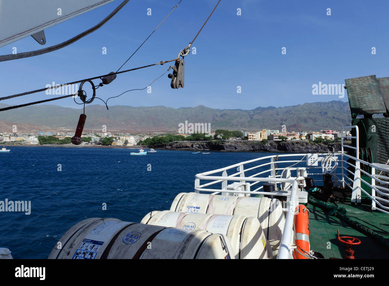Ferry Santo Antao - Sao Vicente, Cape Verde Islands, Africa Stock Photo -  Alamy