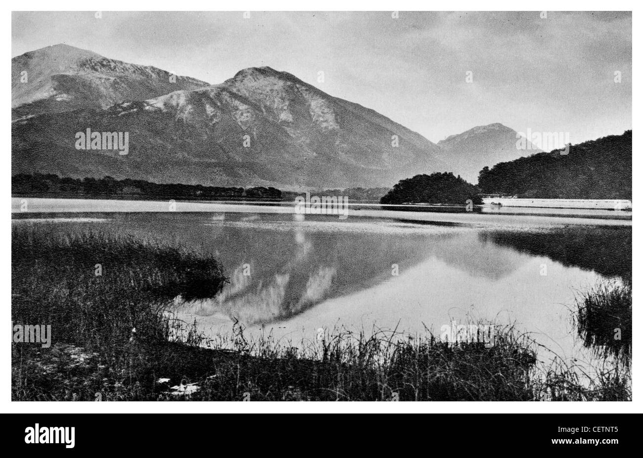 Bassenthwaite Lake and Skiddaw Stock Photo