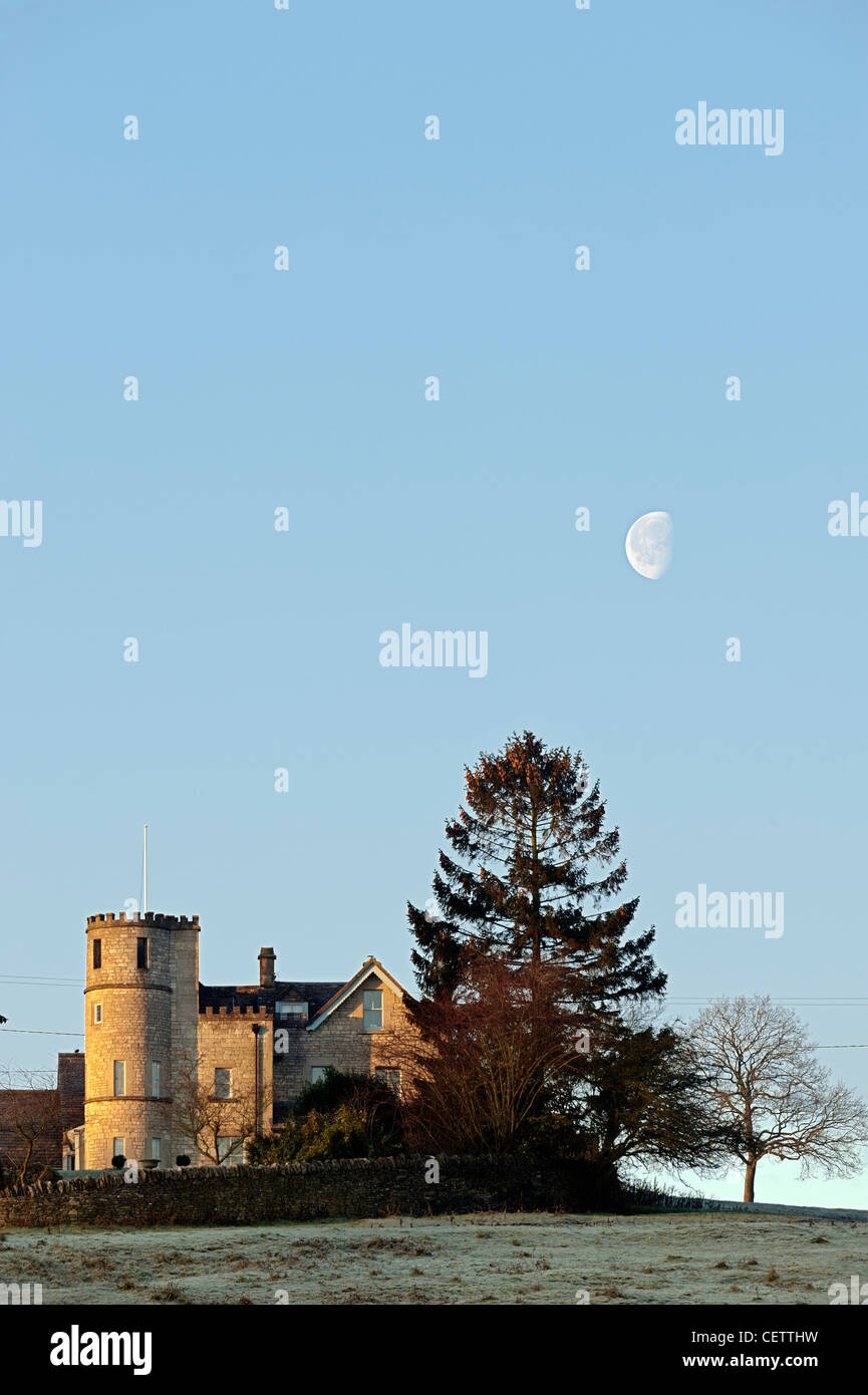 House on Minchinhampton Common, Gloucestershire Stock Photo Alamy