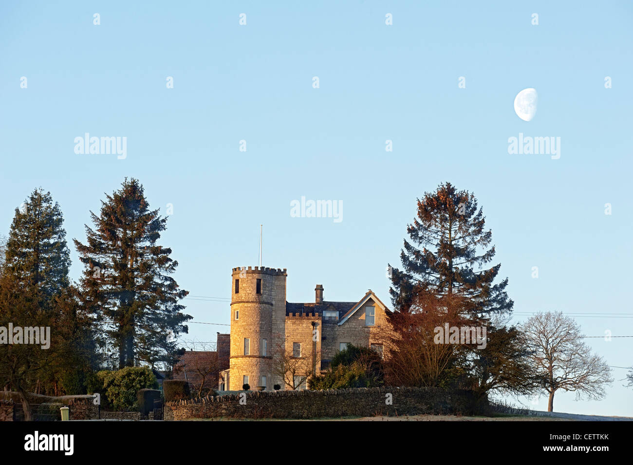 House on Minchinhampton Common, Gloucestershire Stock Photo Alamy