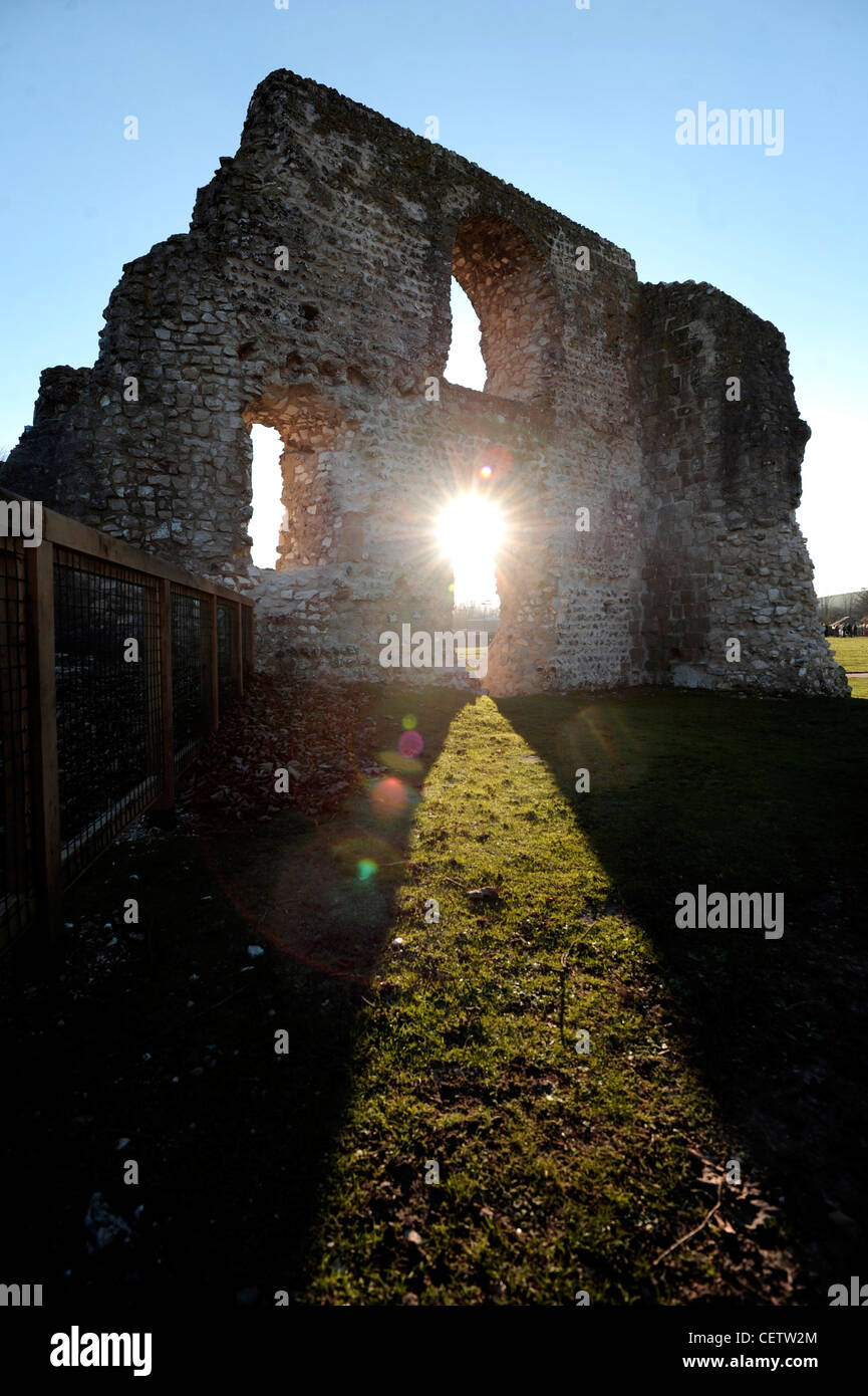 Lewes Priory Ruins, Cluniac monetary. Stock Photo