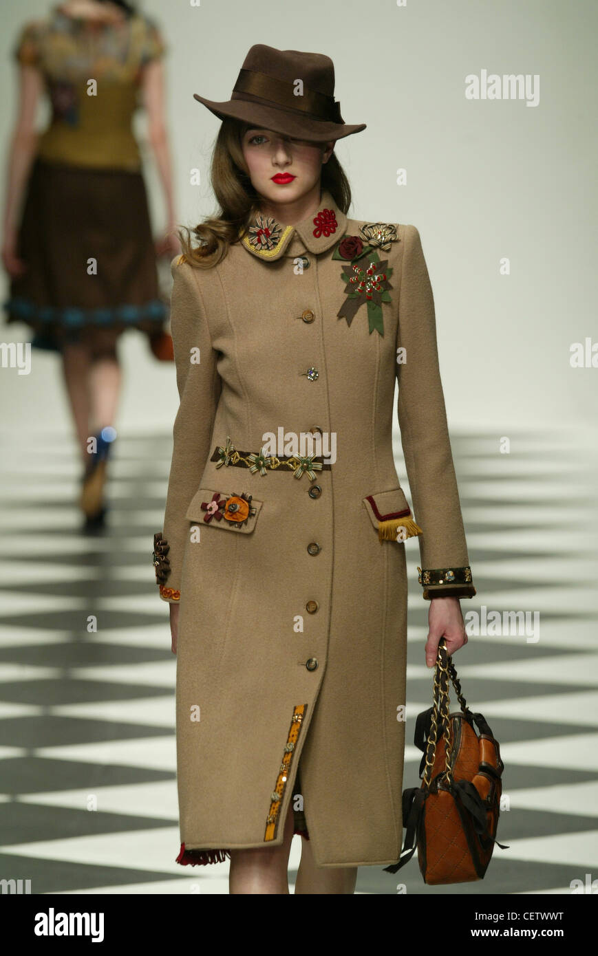 Moschino flower cheap coat
