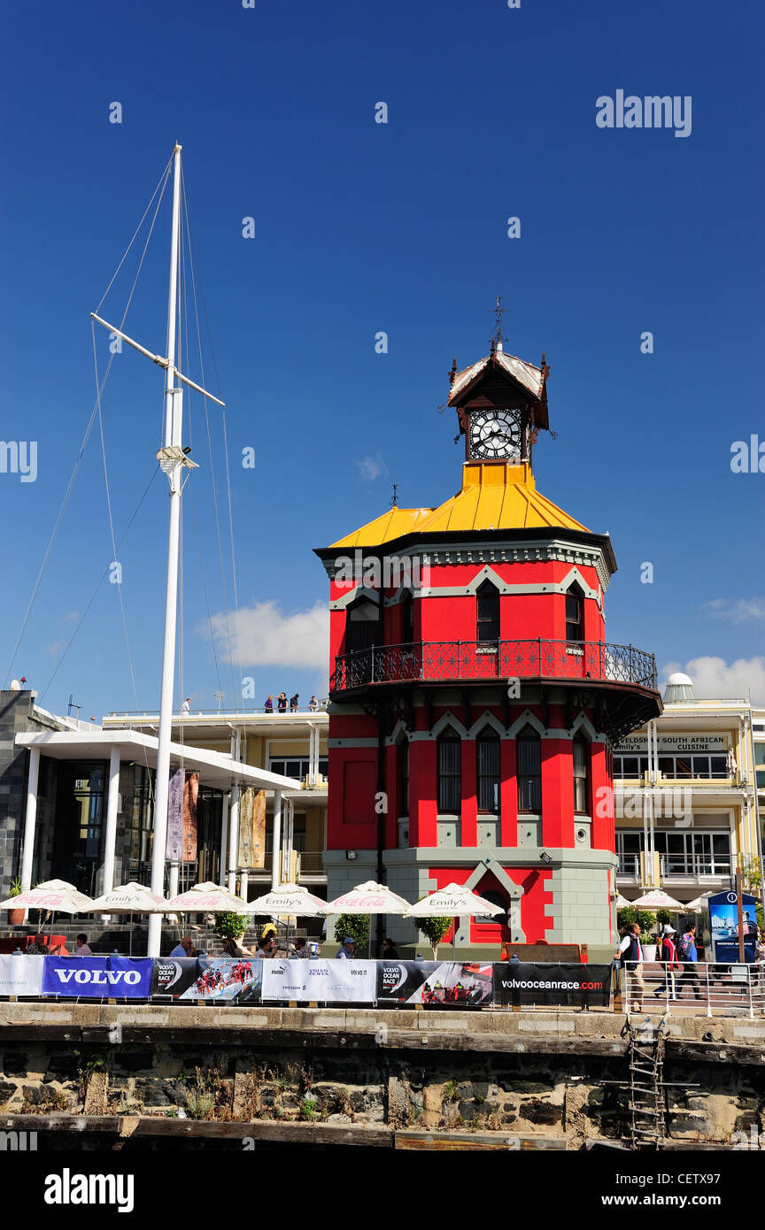 Clock tower on Victoria & Alfred Waterfront complex, Cape Town, Western