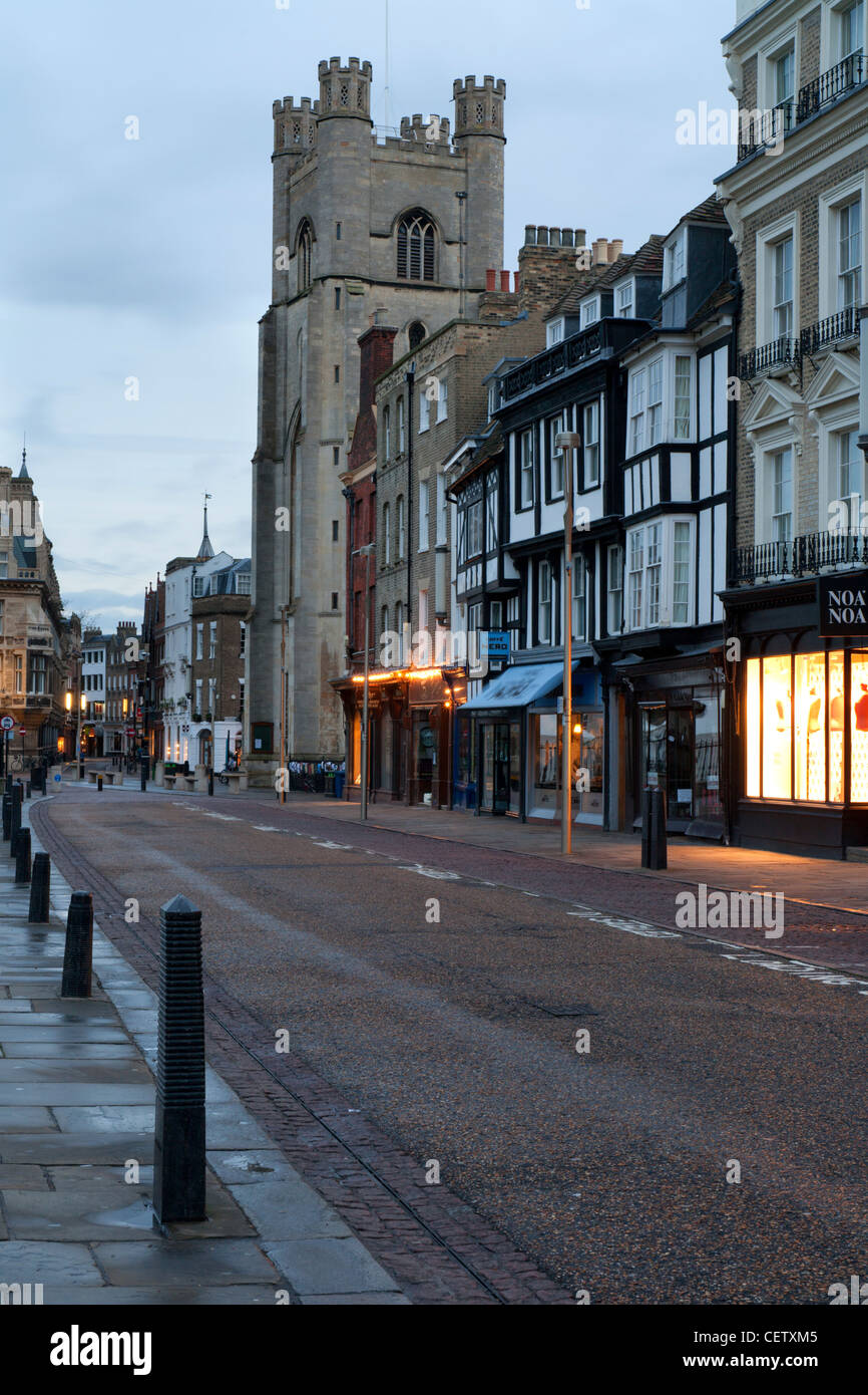 Cambridge Kings Parade Street, England UK Stock Photo