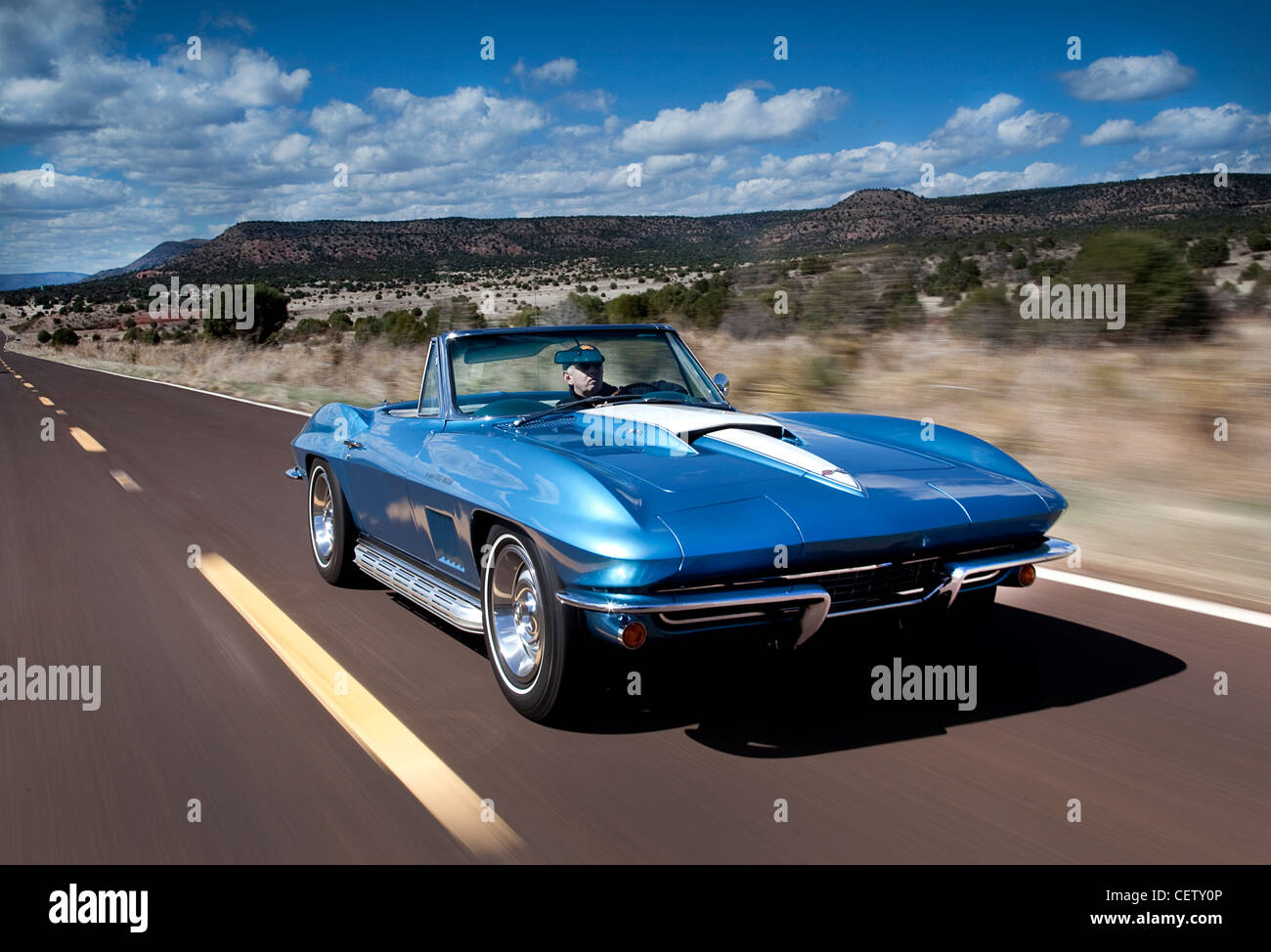 1967 Chevrolet Corvette 2011 Copperstate 1000 Rally Stock Photo