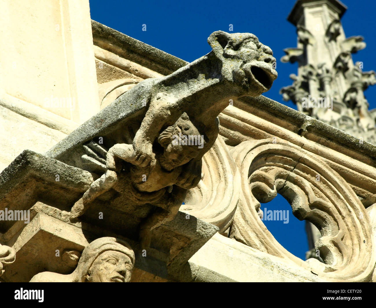gargoyle of the burgos cathedral Stock Photo Alamy