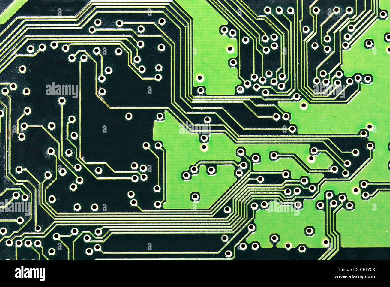 Green circuit board background hires stock photography and images Alamy