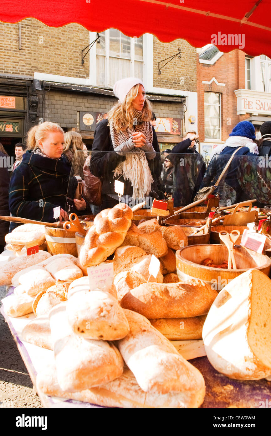 Portobello Road Street Market London bakery bakers olive stall