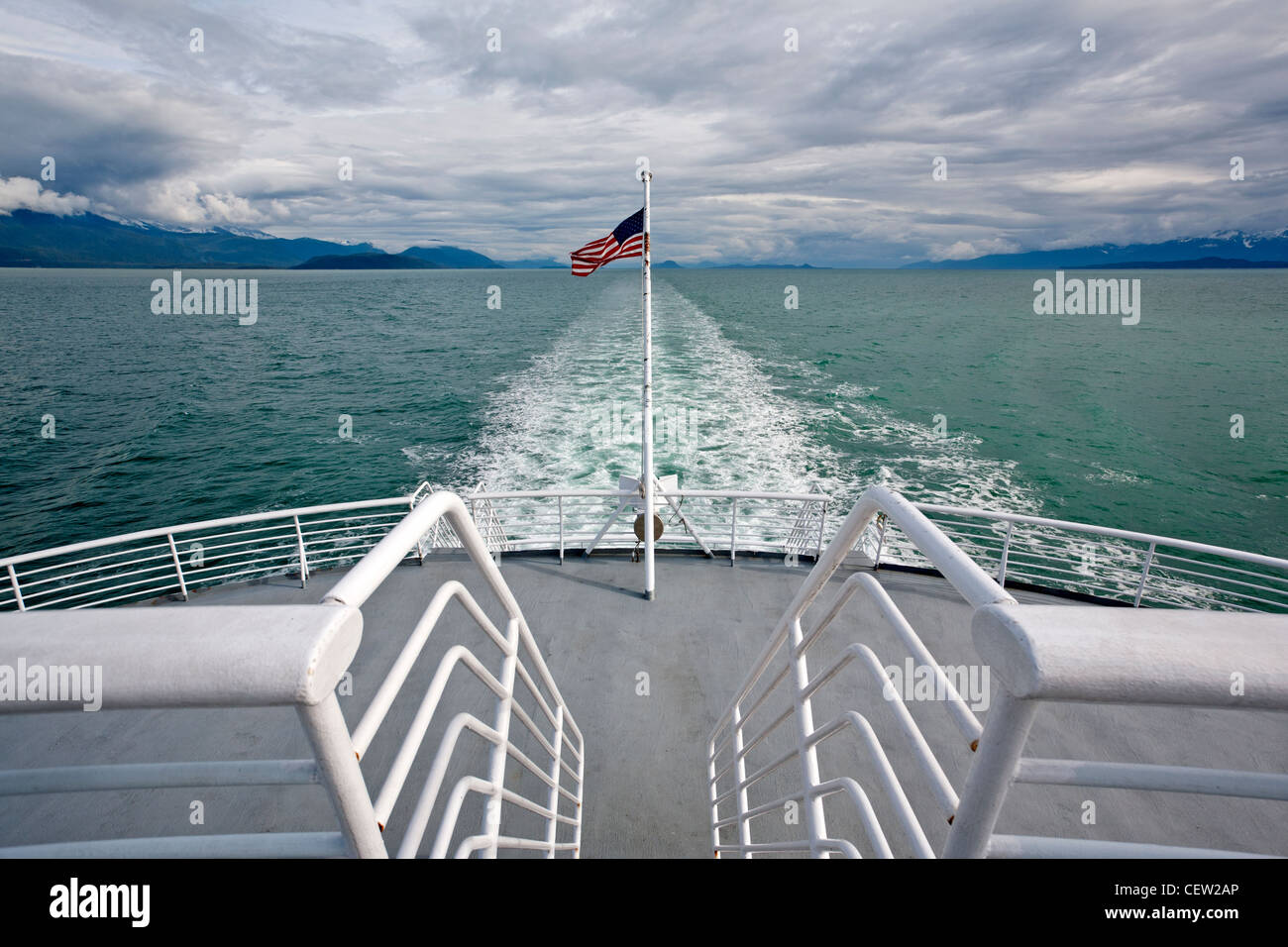 Alaska ferry juneau skagway route inside hires stock photography and