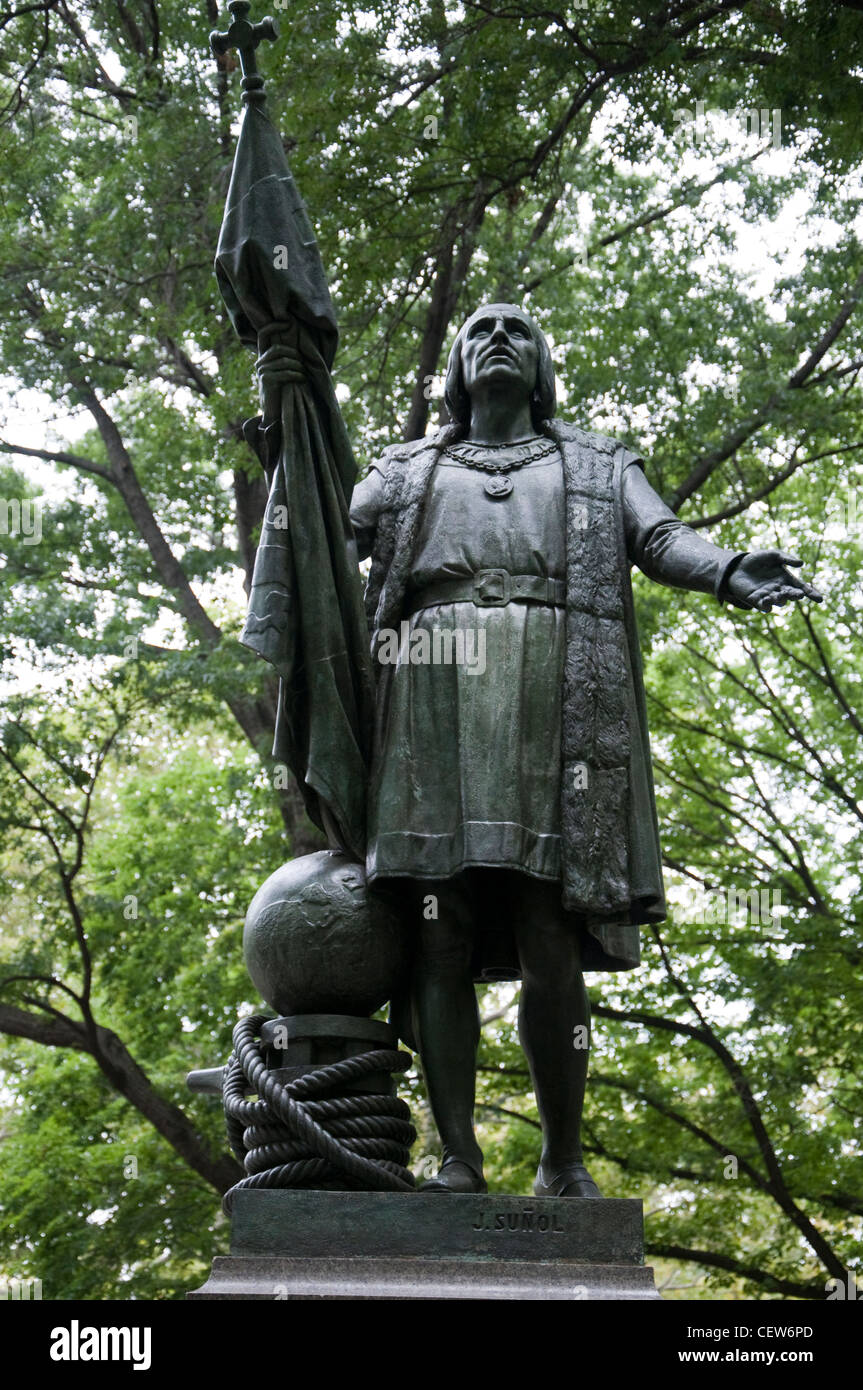 Statue christopher columbus new york hires stock photography and