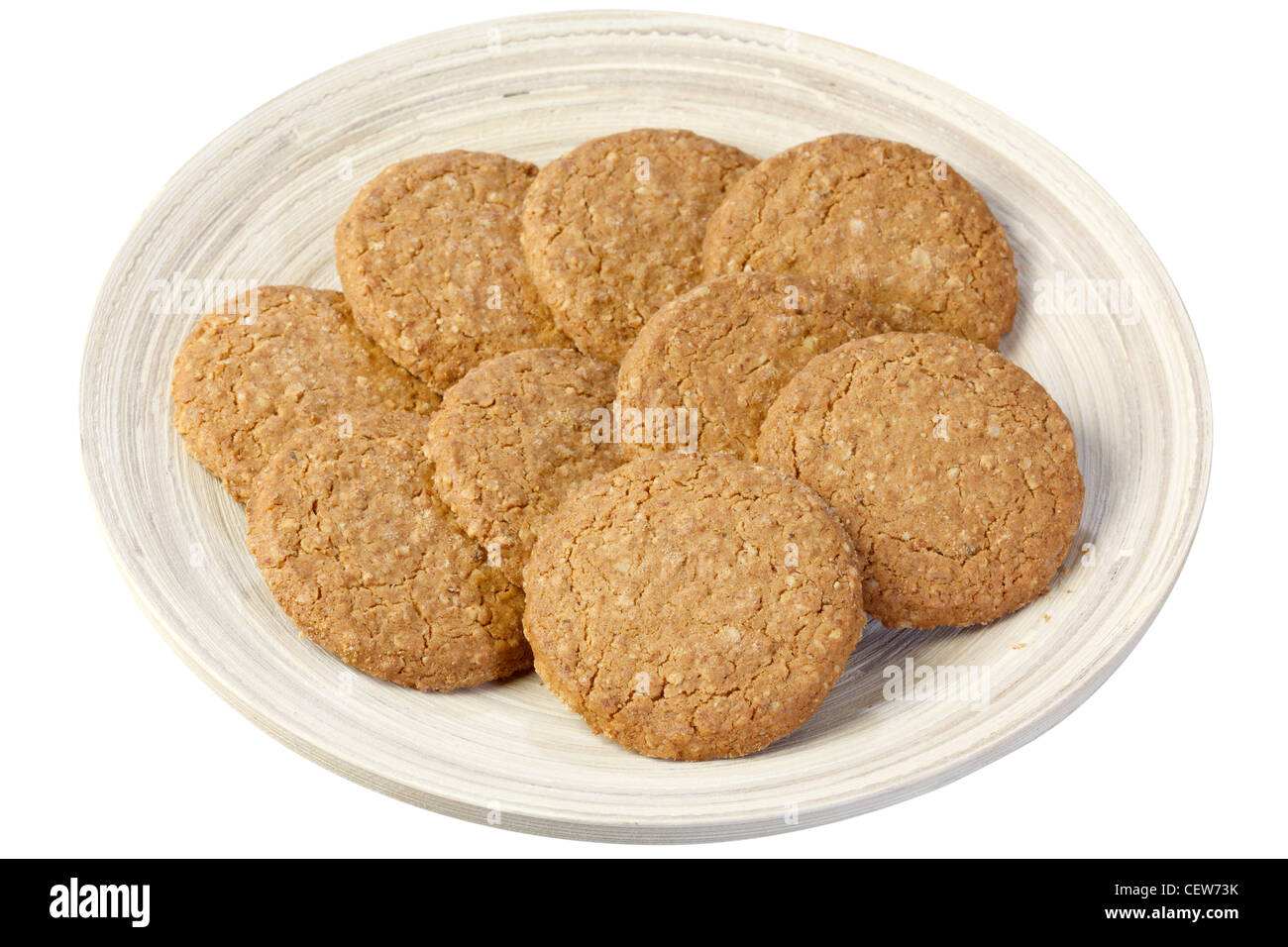 Oat biscuits Stock Photo