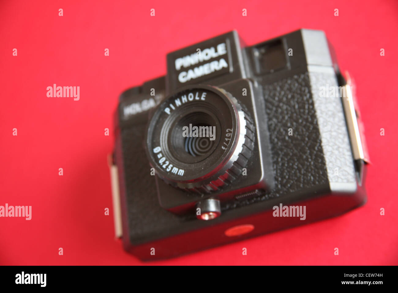 Plastic Holga pinhole analogue camera Stock Photo Alamy