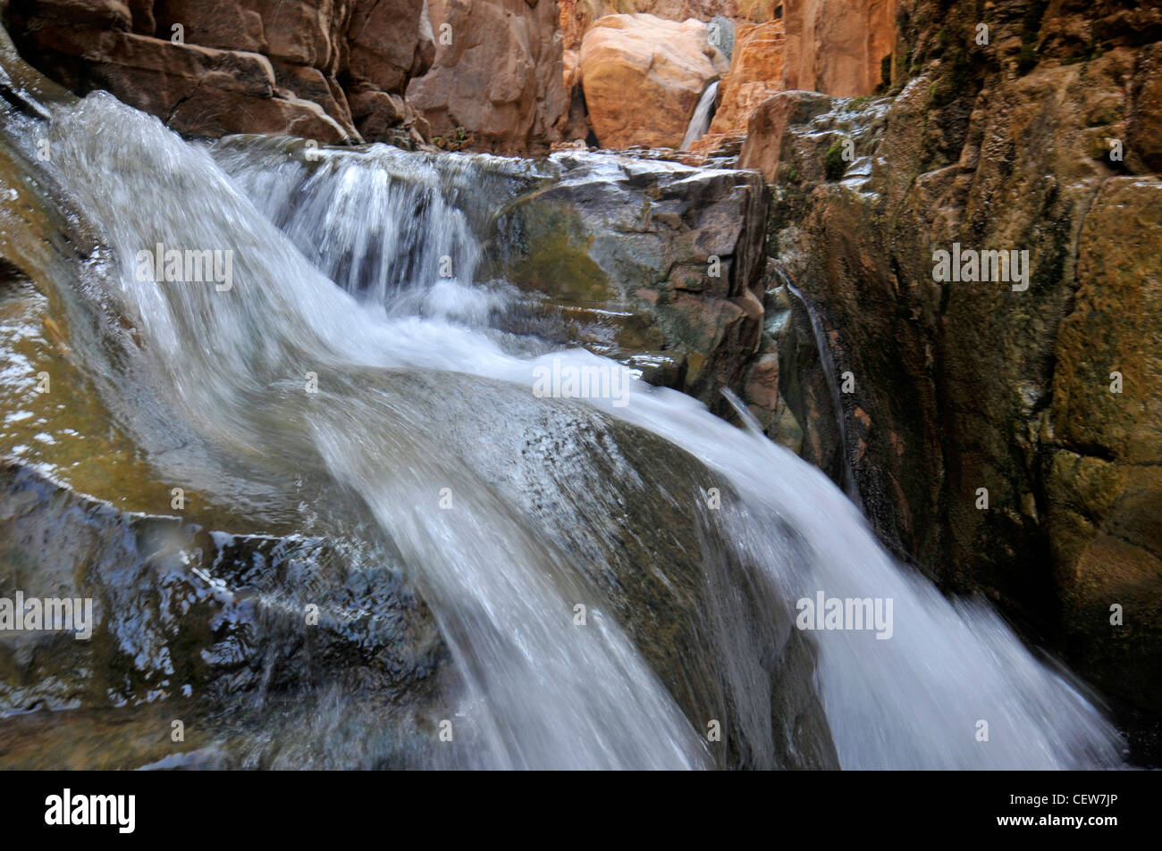 River running through a desert canyon Stock Photo