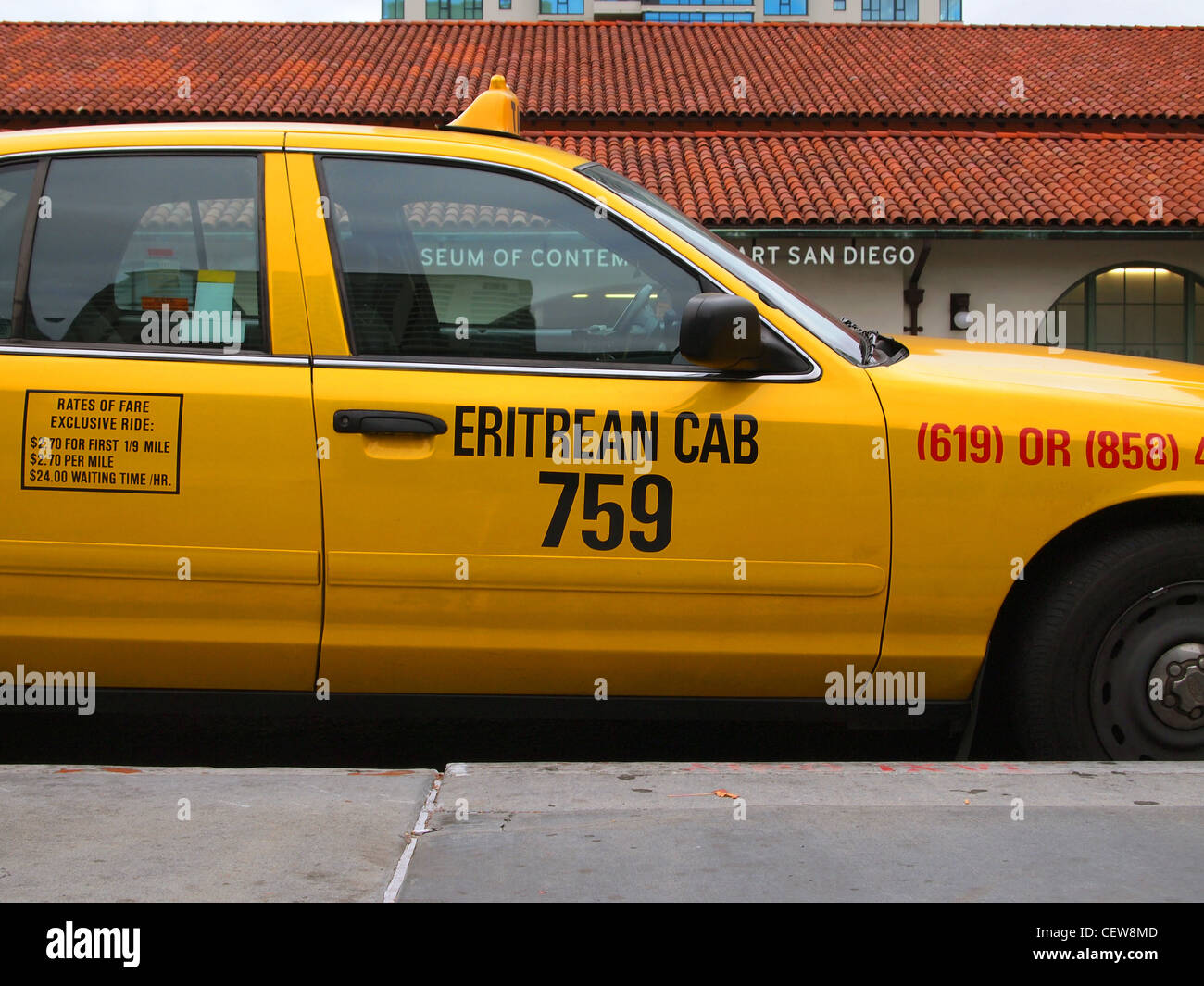 Cab San Diego >> Eritrean Cab San Diego California Usa Stock Photo Cab San Diego >> Eritrean Cab San Diego California Usa Stock Photo