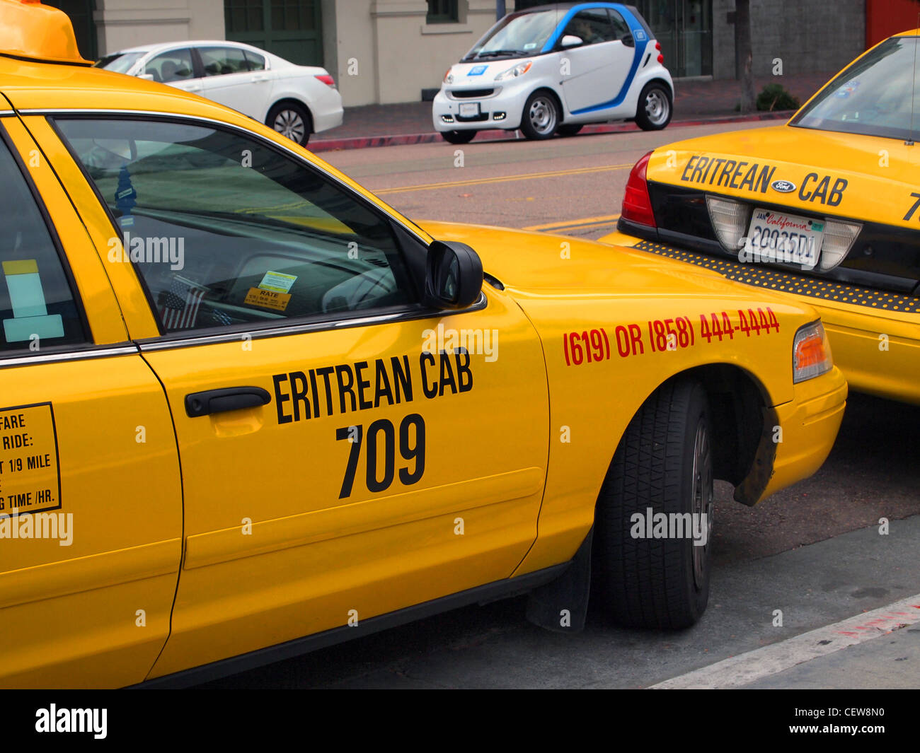 Cab San Diego >> Eritrean Cab San Diego California Usa Stock Photo Cab San Diego >> Eritrean Cab San Diego California Usa Stock Photo