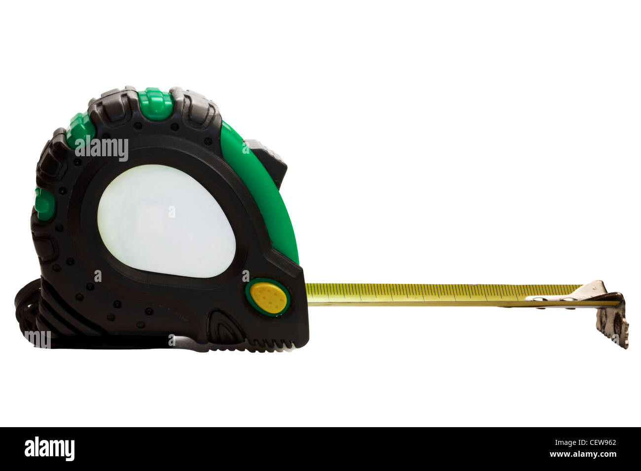 Tape measure on a white background Stock Photo - Alamy
