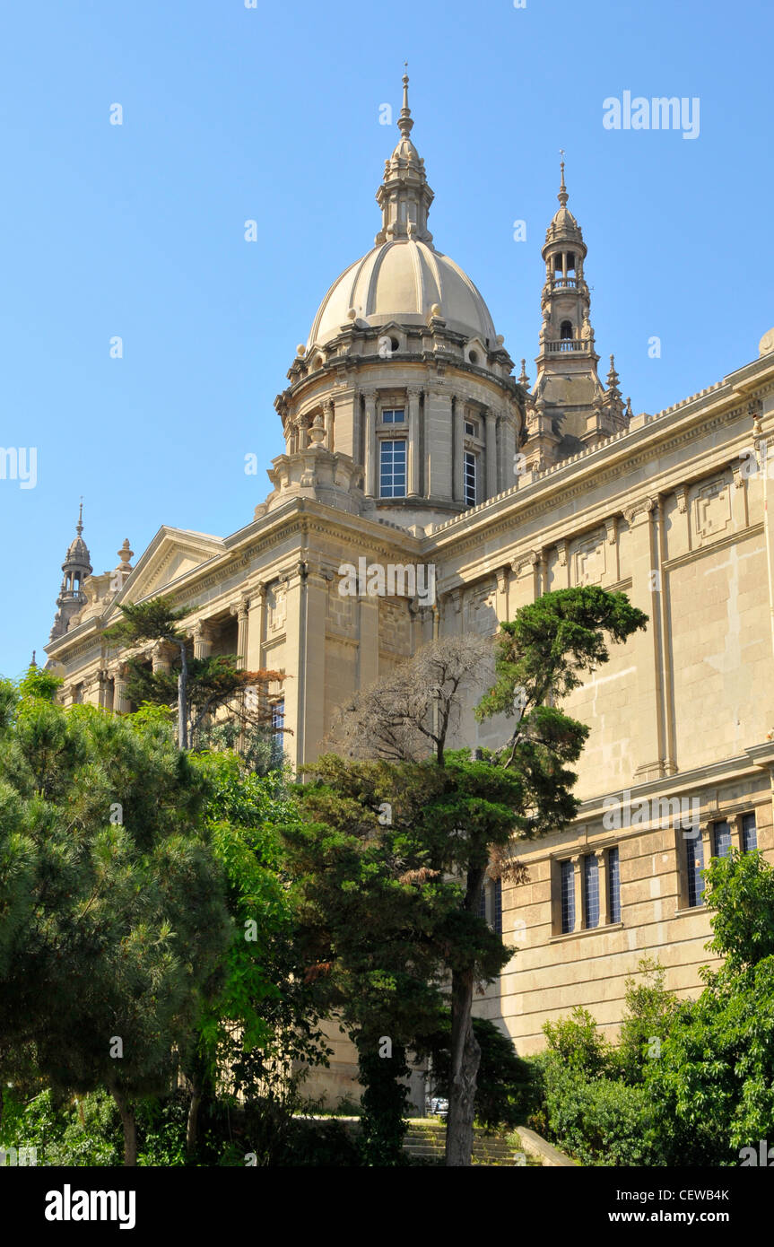 National Museum of Art Barcelona Spain Europe Catalonia MNAC Stock Photo