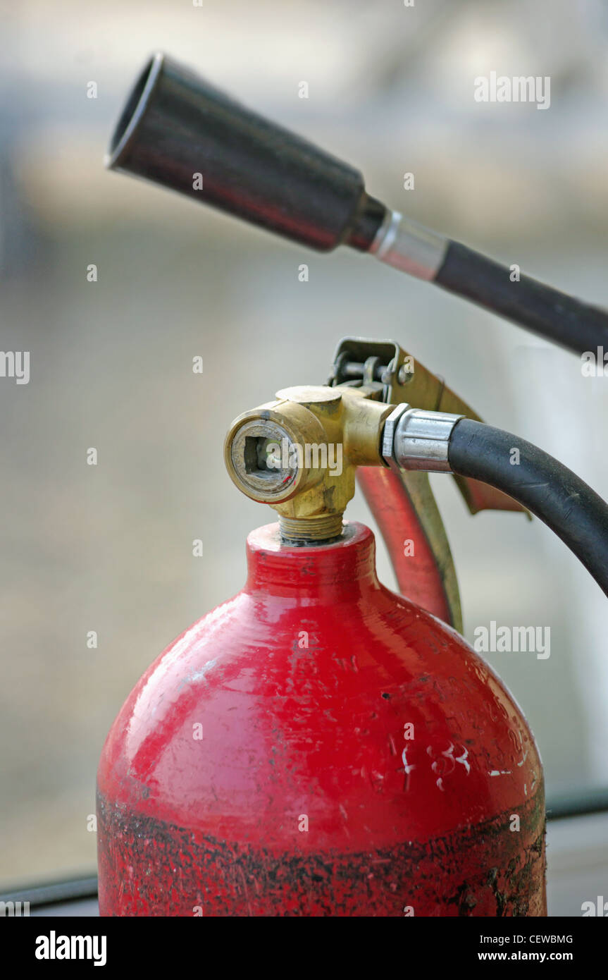 Carbon dioxide fire extinguisher hires stock photography and images
