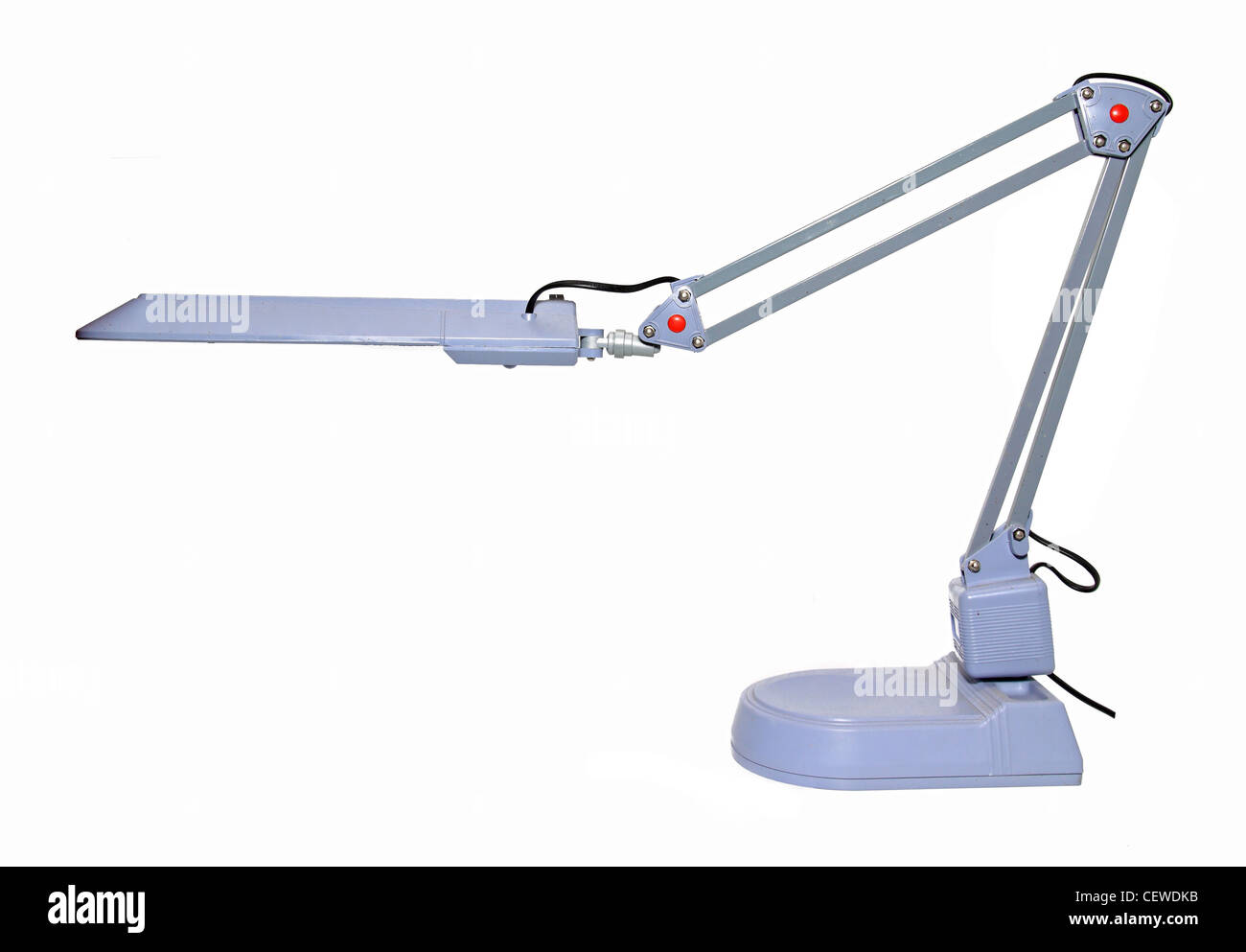 desk lamp on white background Stock Photo