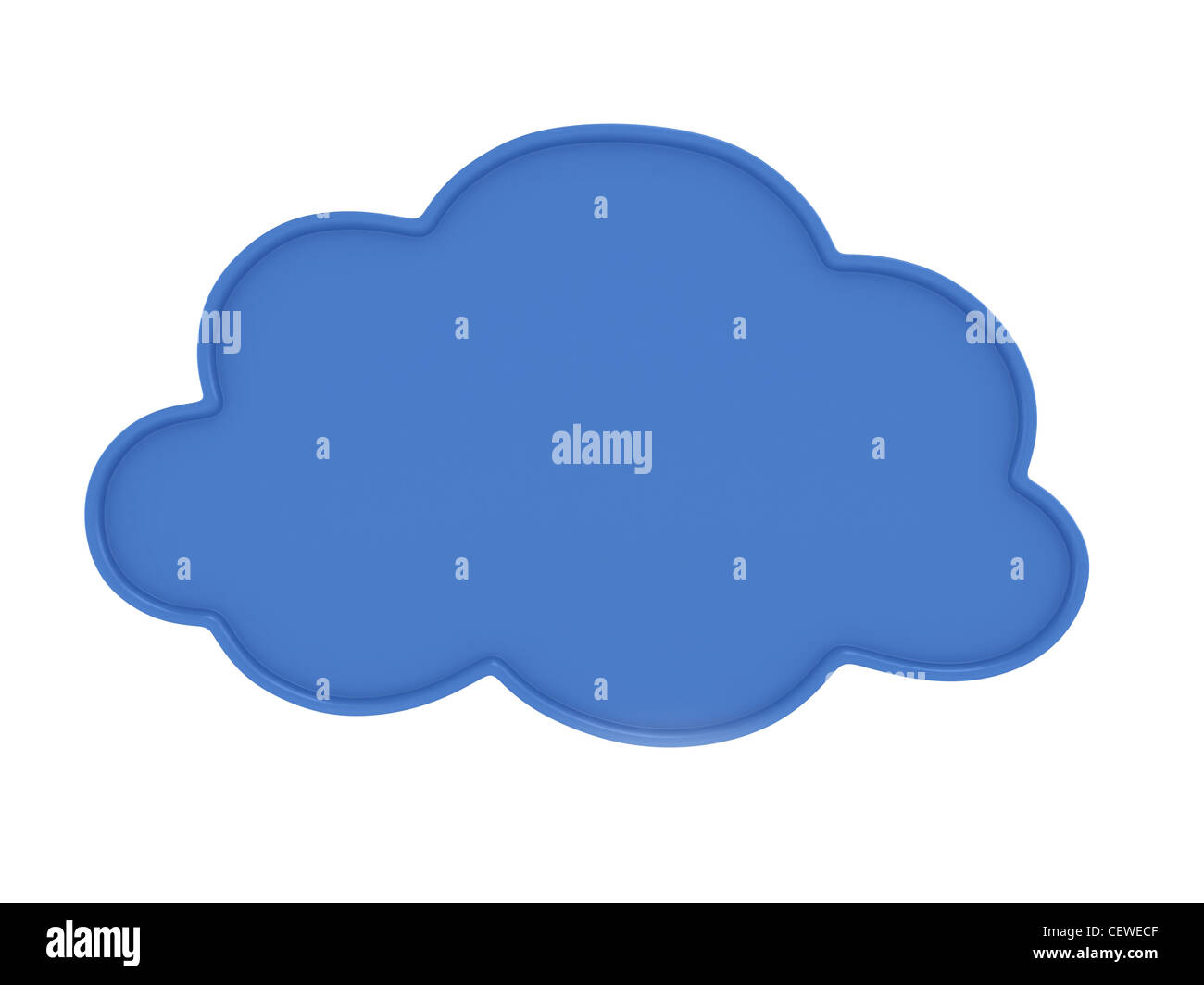 3D Illustration Representing Cloud Computing Stock Photo - Alamy