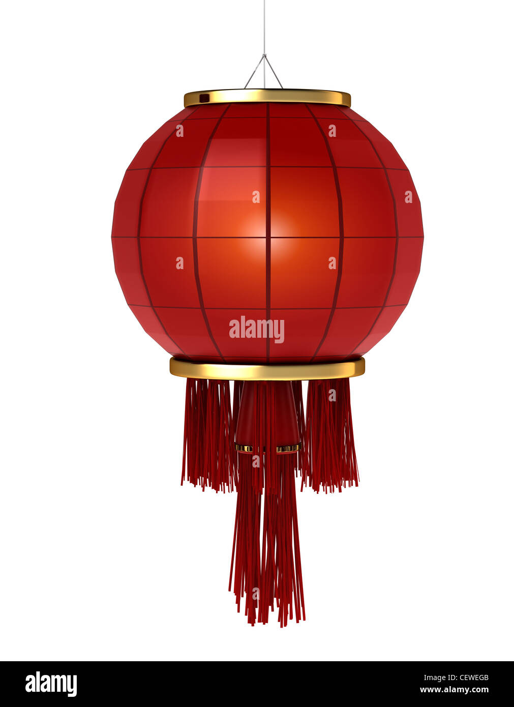 3D Illustration of a Chinese Lantern Stock Photo - Alamy