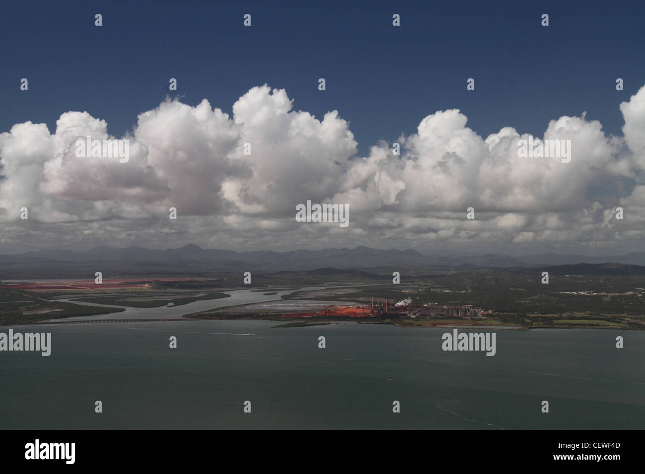 Gladstone, Queensland aerial view Stock Photo Alamy
