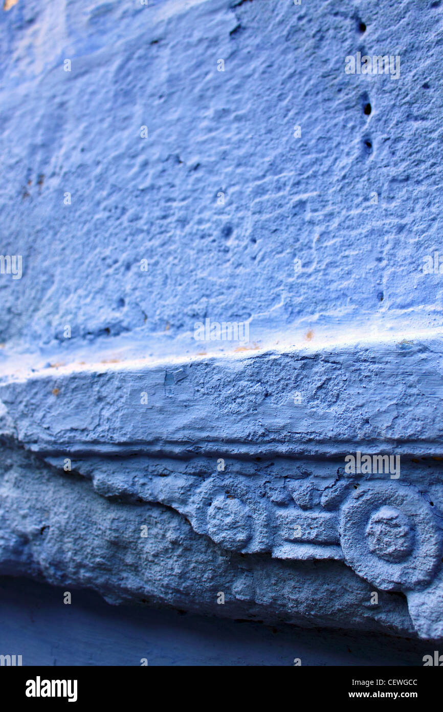 Blue wall in Jodhpur Stock Photo - Alamy