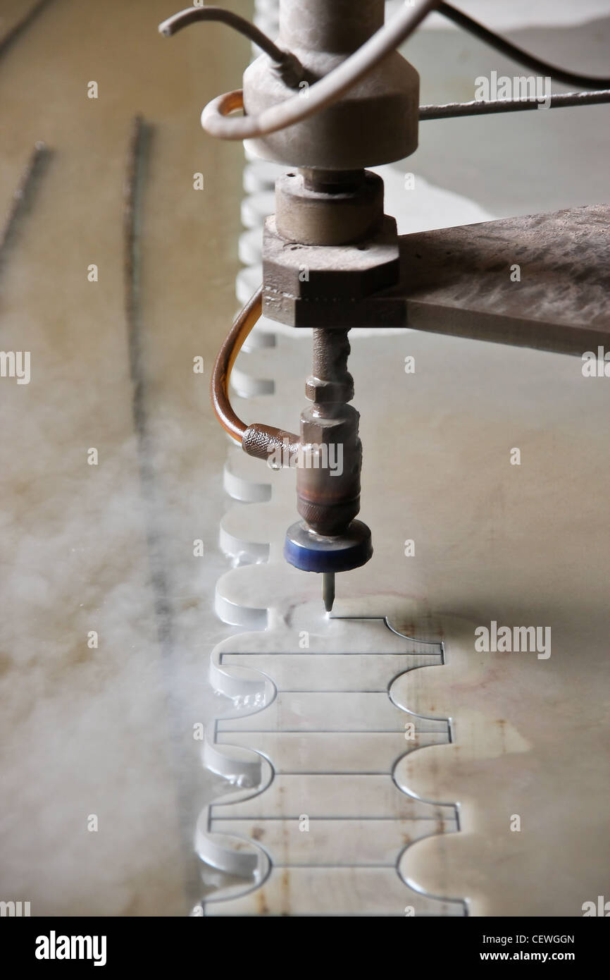 Laser Cutting Through Steel High Resolution Stock Photography and