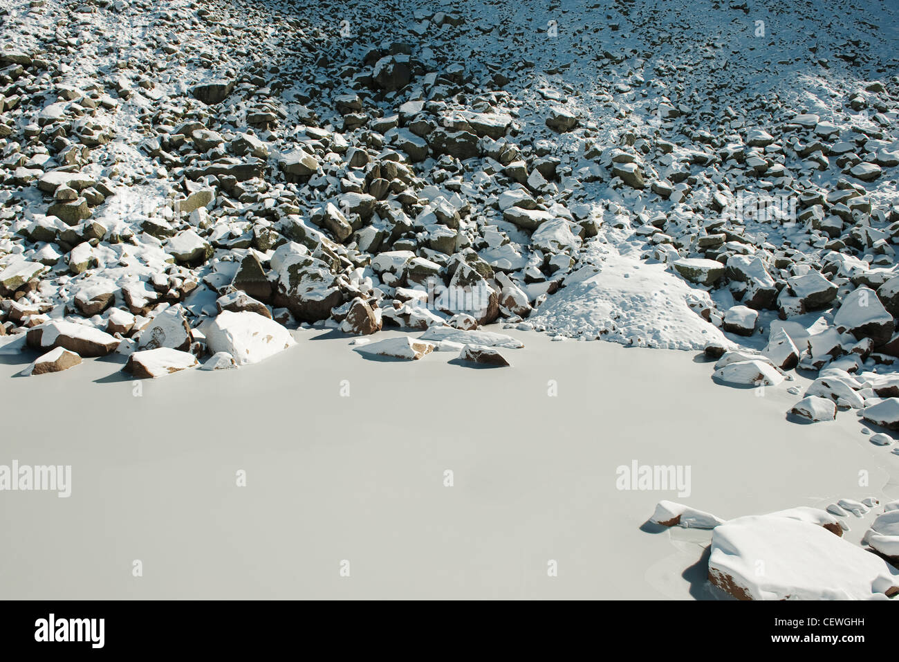 Wintery landscape Stock Photo