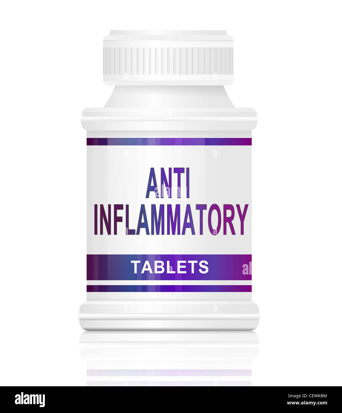 Anti inflammatory tablets. Stock Photo