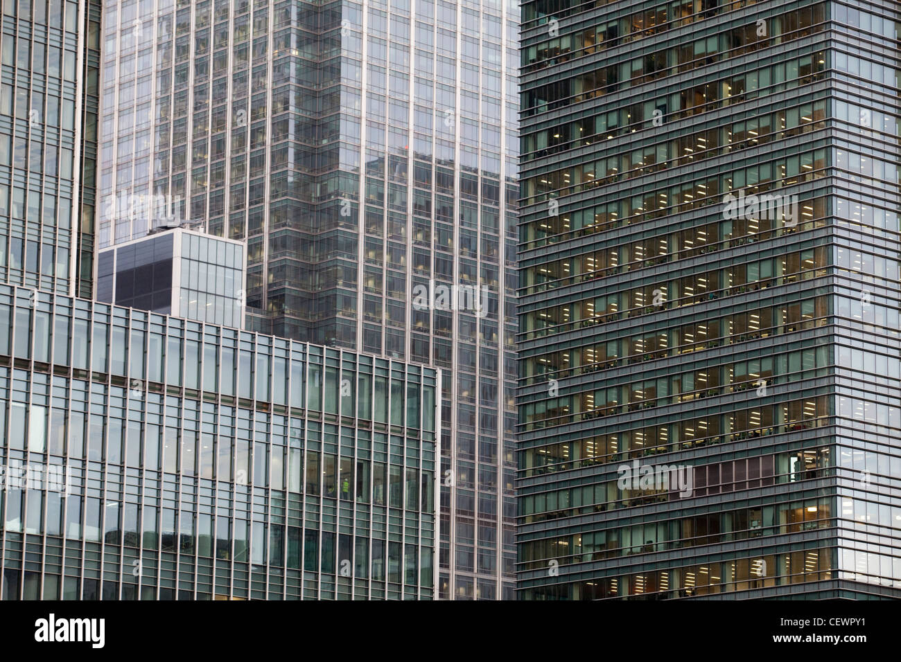 Office buildings at Canary Wharf , London Stock Photo - Alamy