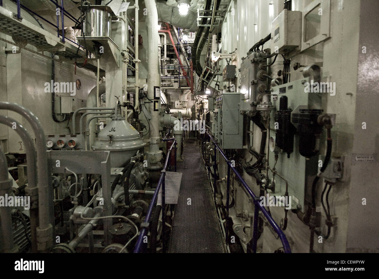 Navy Ship Engine Room