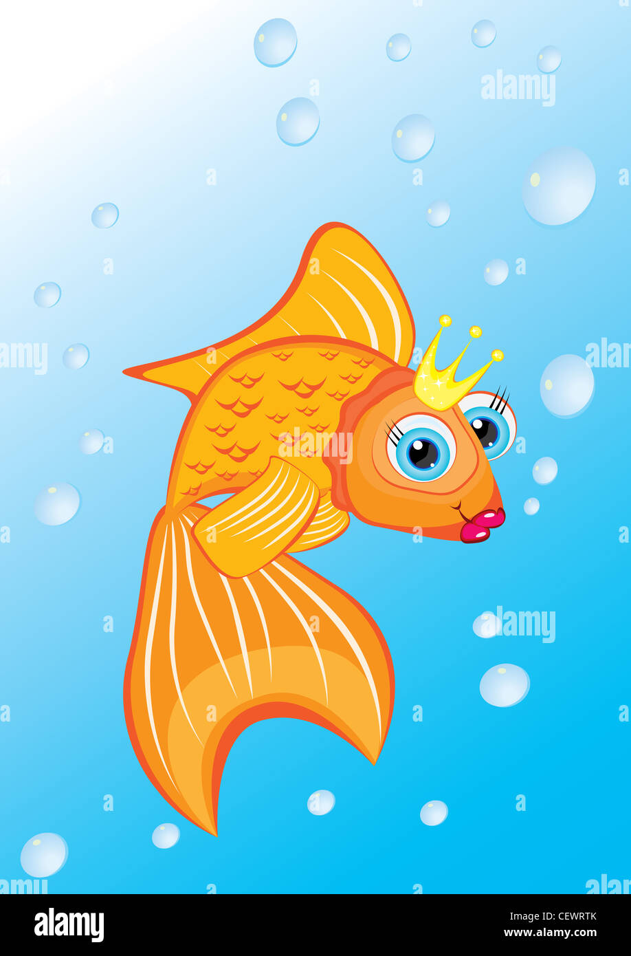 Золотая рыбка плакат