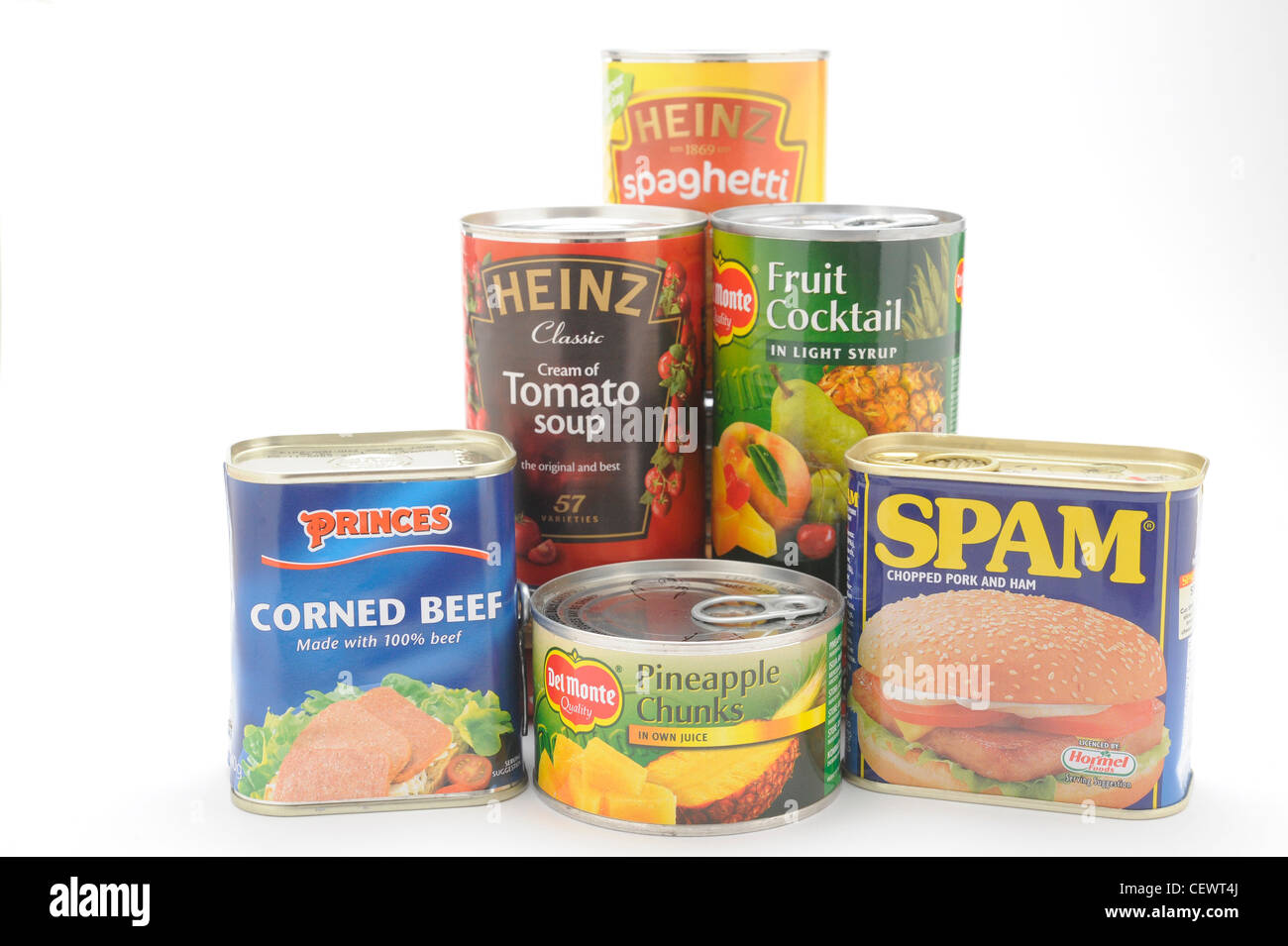 Years Of The Tin Can A still life image of a group of tinned food