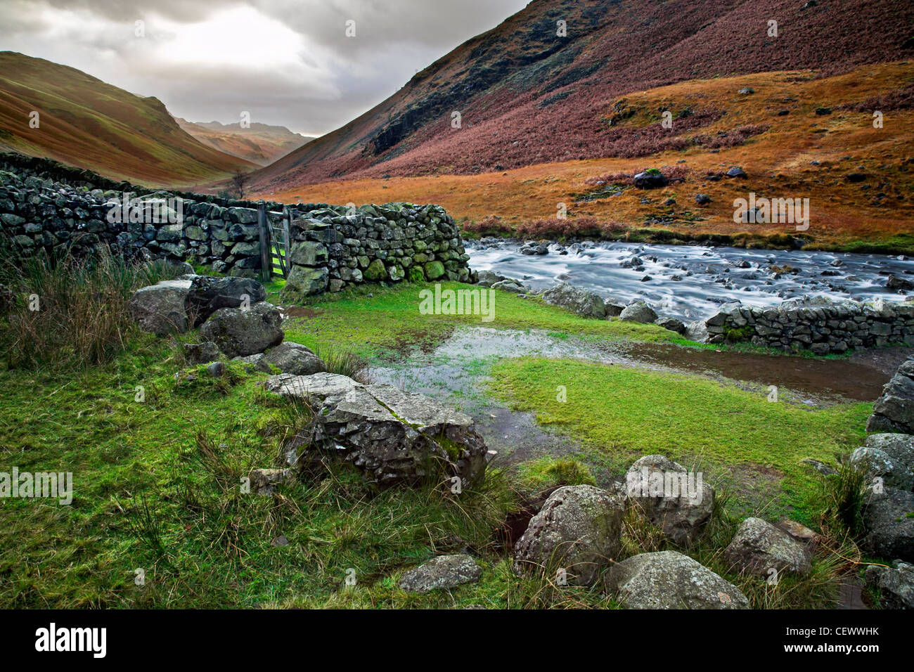 A view of the River Esk near Brotherilkeld. The River Esk begins in