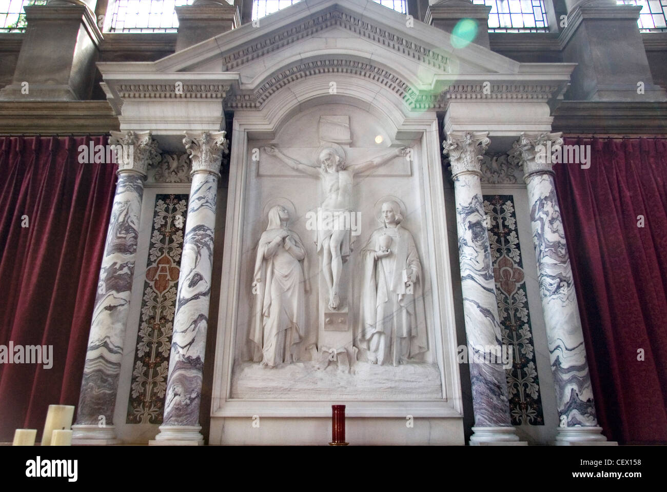 Altar piece of Hertford College Chapel, Oxford Stock Photo