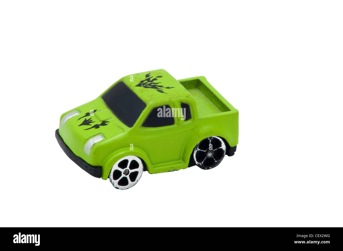 Small Car Toy on isolated background Stock Photo