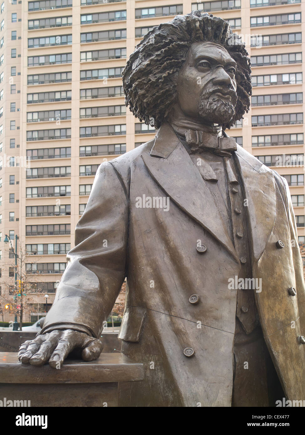 Frederick Douglass statue Harlem New York City Stock Photo - Alamy