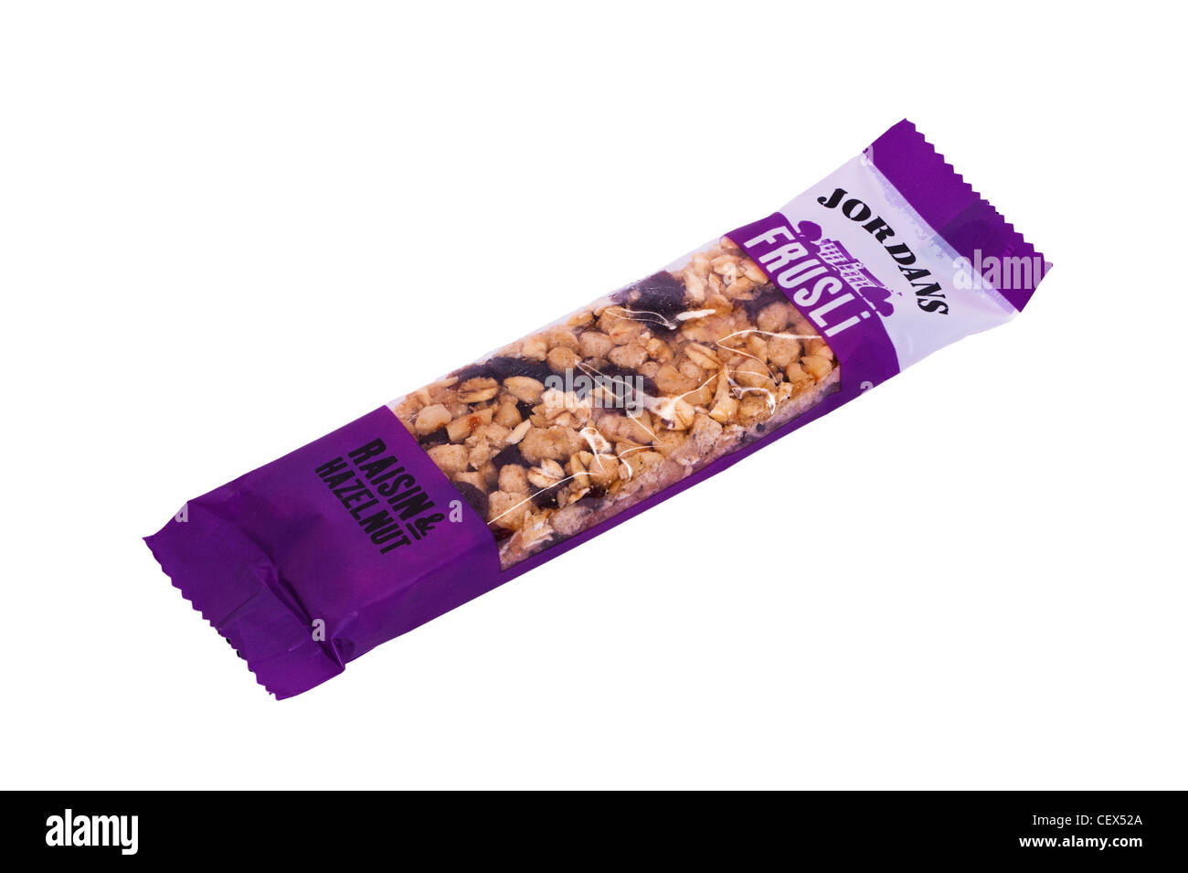 A Jordans Frusli cereal bar on a white background Stock Photo - Alamy