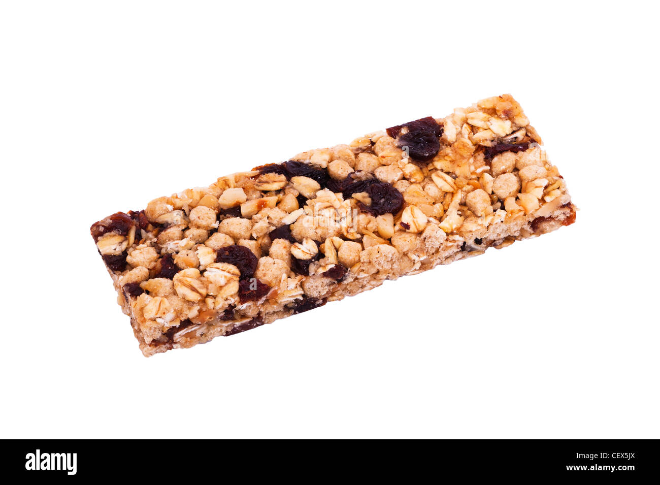 A Jordans Frusli cereal bar on a white background Stock Photo