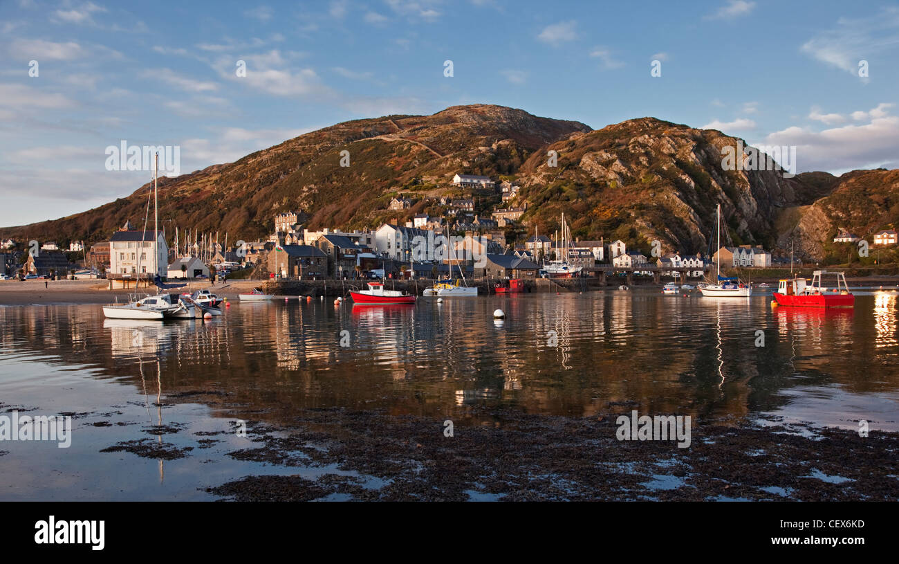 Barmouth harbour, considered to be amongst the most picturesque in Wales. Stock Photo