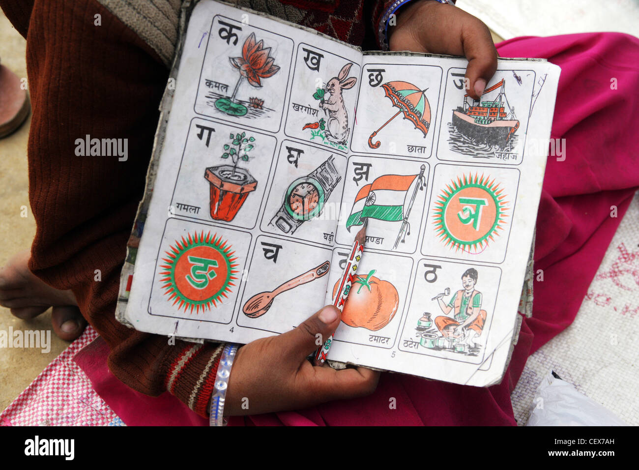 hindi alphabet for kids