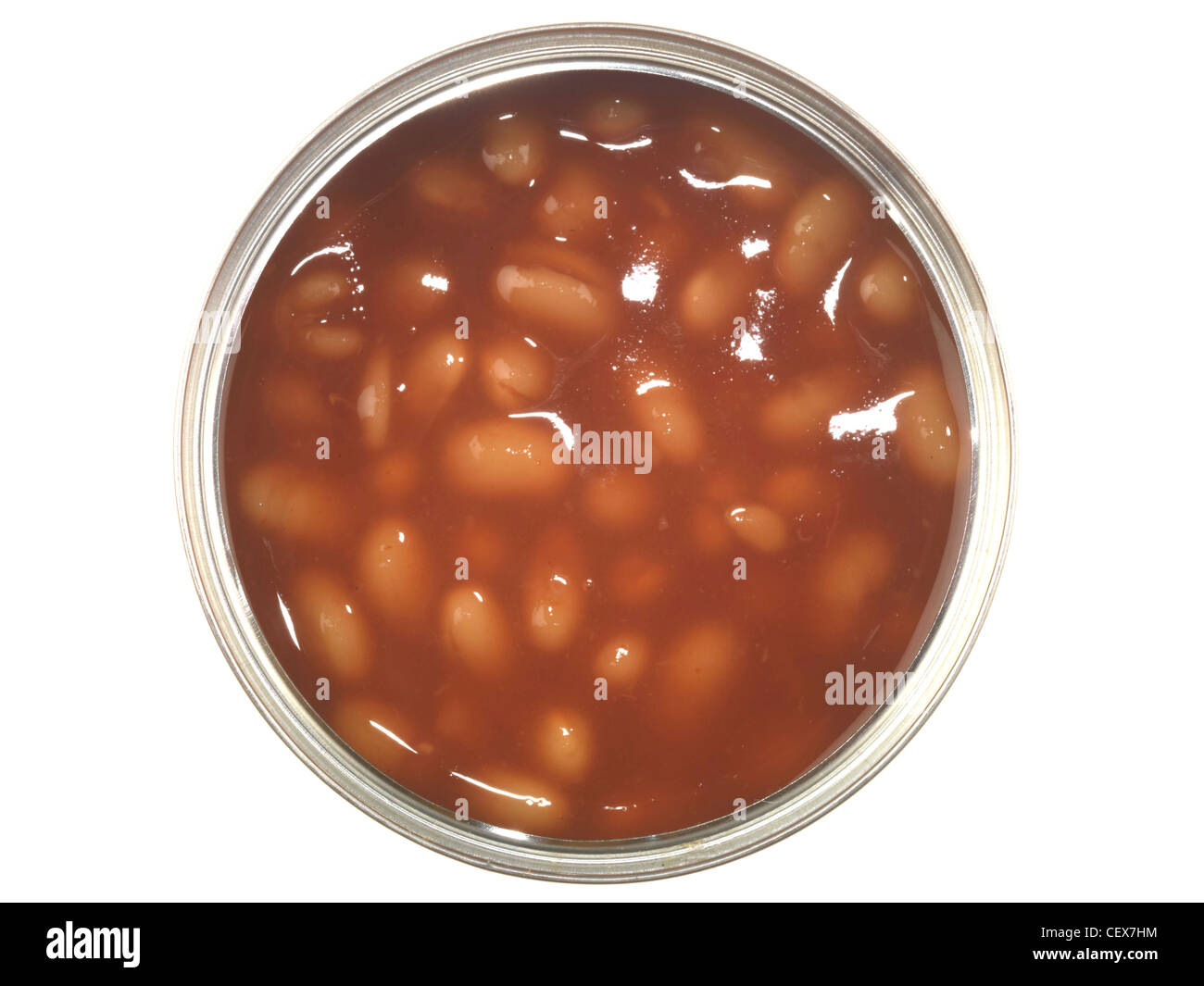 Tin of Baked Beans Stock Photo Alamy