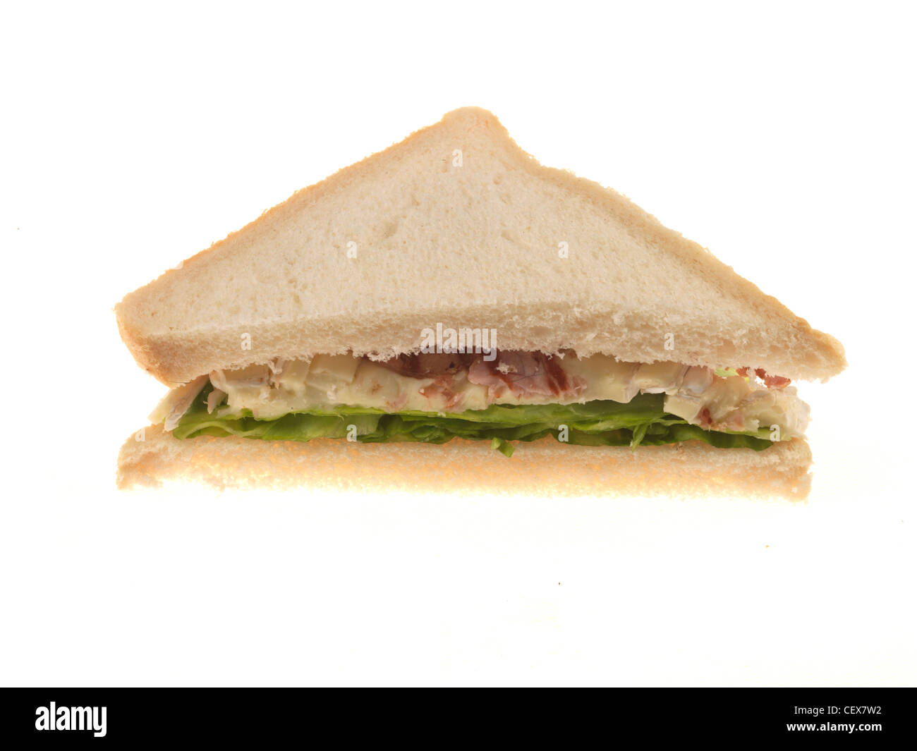 Bacon and Brie Sandwich Stock Photo Alamy