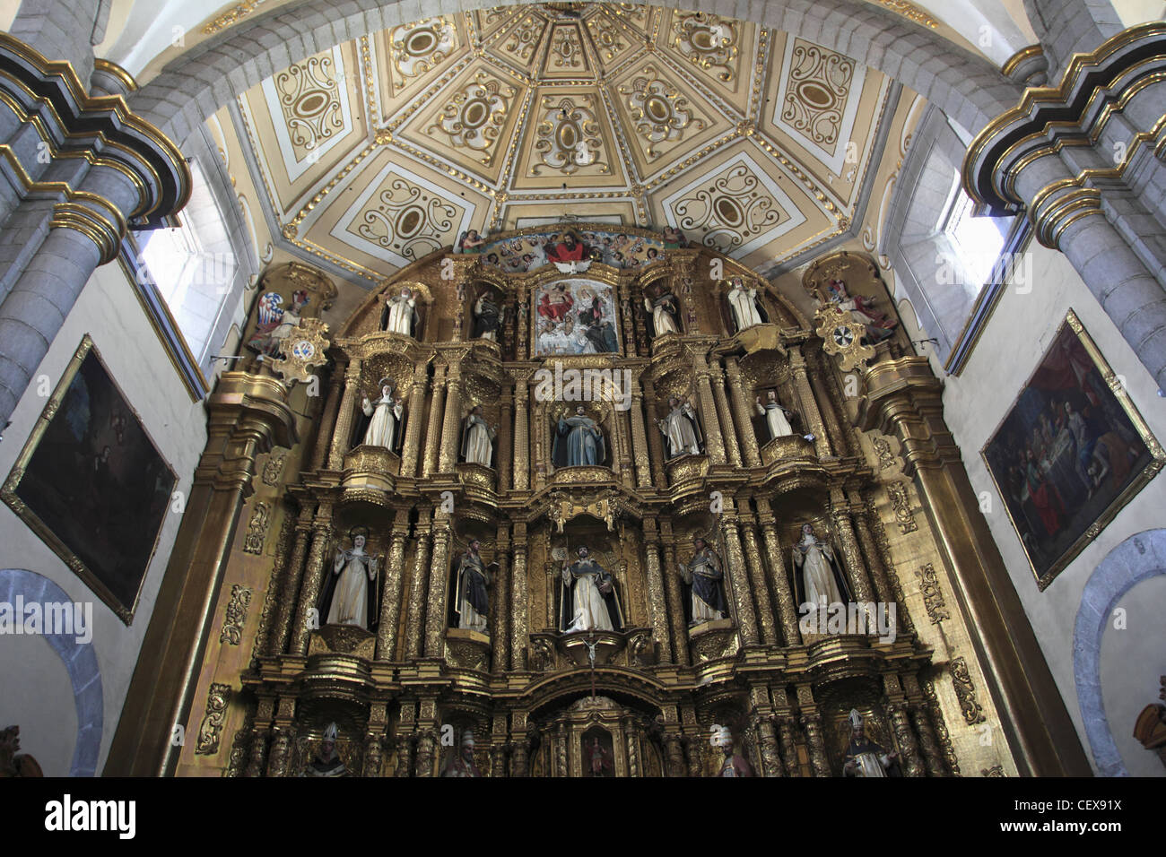 Iglesia de santo domingo puebla hi-res stock photography and images - Alamy