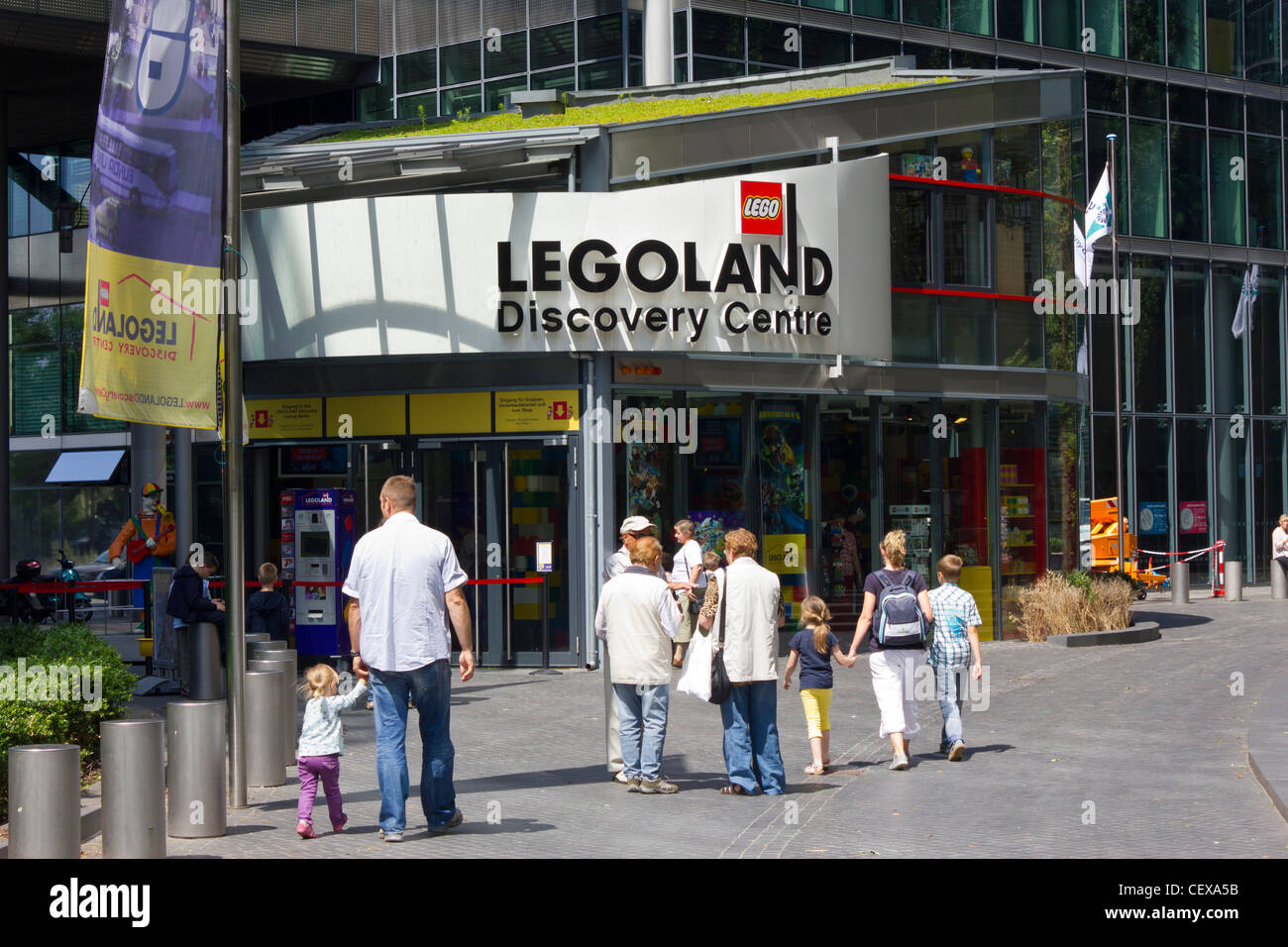 parents and children heading to the Legoland Discovery Centre, Potsdamer  Platz, Berlin, Germany Stock Photo - Alamy